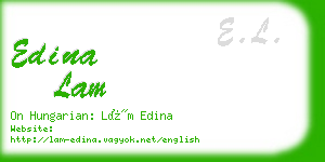 edina lam business card